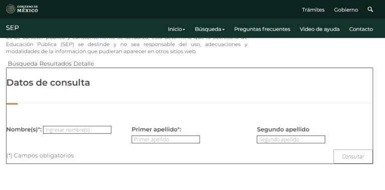 Como buscar una Cedula Profesional Buscar cedula por nombre